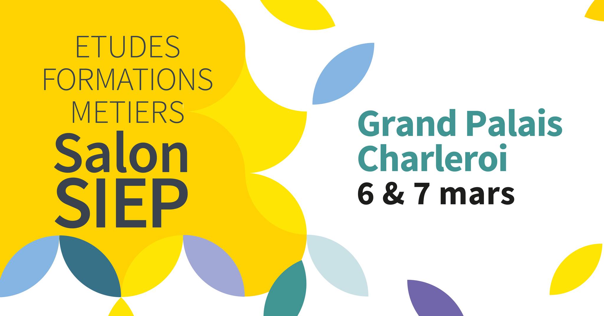 Informations pratiques pour rencontrer la Haute École Bruxelles-Brabant au Salon SIEP de Charleroi les 6 et 7 mars 2026, au Grand Palais, stand 46, de 10h à 18h.